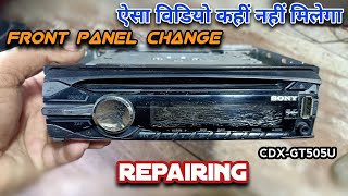 sony Car music system front panel not working properly 