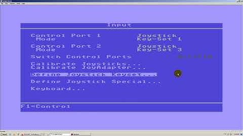 Commodore 64 CCS64 V3.9.2 Keyboard tutorial