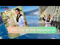 Solo trip to the mountains travel vlog  debchandrima singha roy  debchandrimaofficial