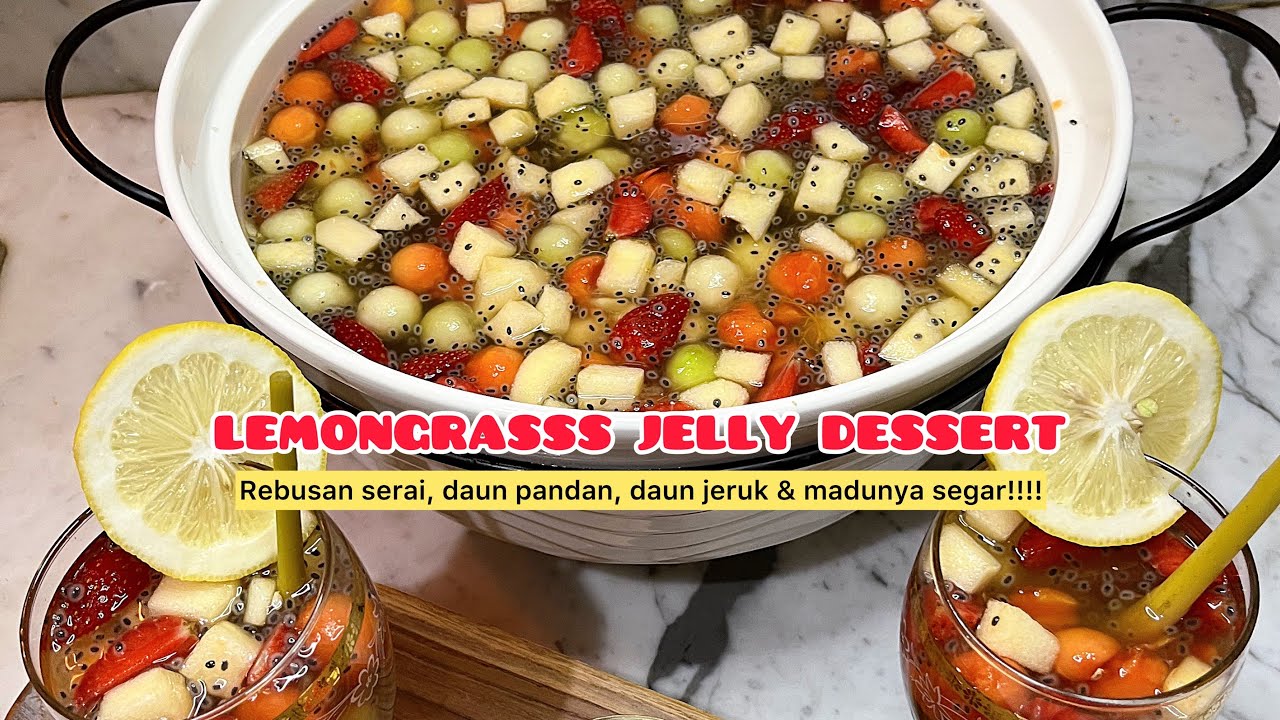 Segarnya lemongrass jelly dessert!!! YouTube