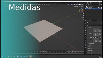 Como usar medidas en blender