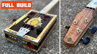 Full Cigar Box Guitar Build Video - start to finish