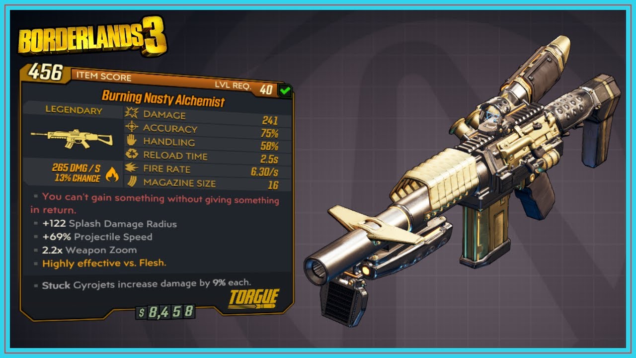 Legendary Tier List Guns Grenades Shields Working List