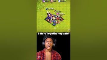 5 HeroTogether update  II Clash of clans II #shorts #clashofclans #coc