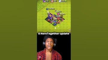 5 HeroTogether update  II Clash of clans II #shorts #clashofclans #coc