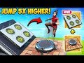 *NEW TRICK* JUMP 5X'S HIGHER ON LAUNCH PAD! - Fortnite Funny Moments! #573