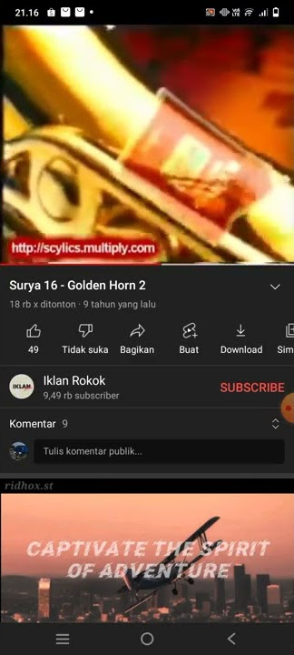 IKLAN SURYA 16 golden horn 2014 2040