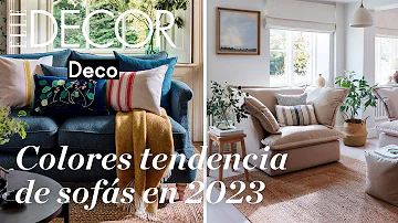 ¿De qué color son los sofás de moda en 2023?