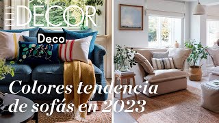 Los 12 colores tendencia de sofás en 2023 | DecoraciónTV