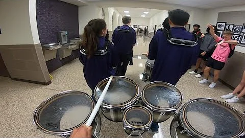 IHS Drumline State Sendoff QUADS Cam 3/22/23