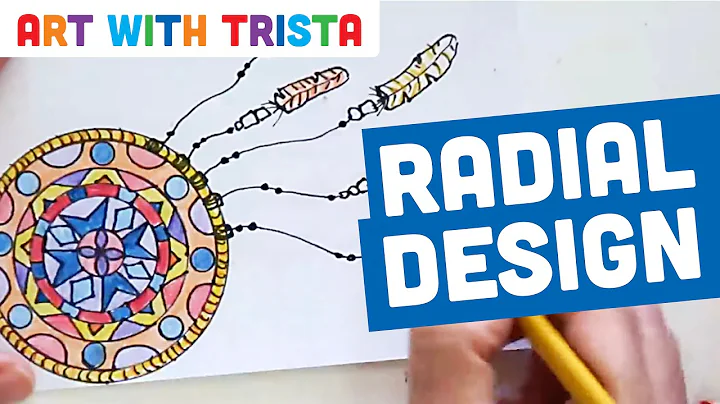 Radial Design Inspired by Dreamcatchers Art Tutorial - Art With Trista