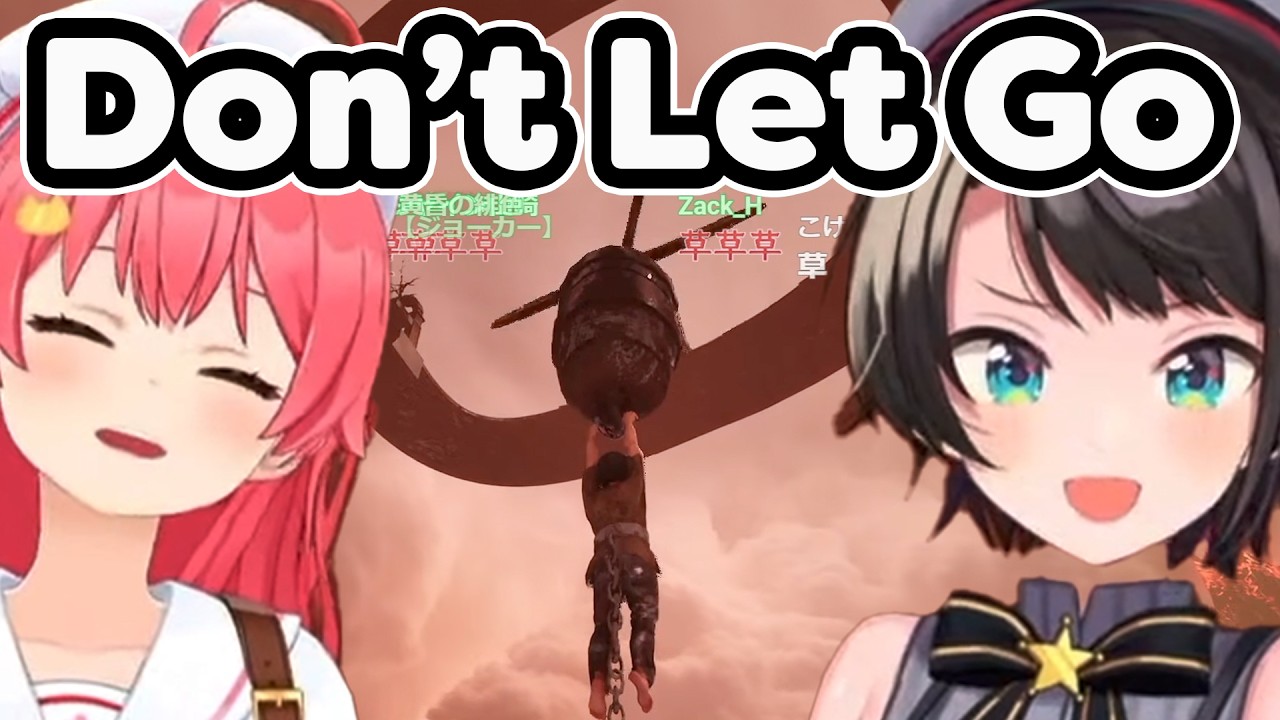 Subaru Begs Miko Not to Let Go, But Miko Keeps Laughing! 😂【Hololive/Miko】