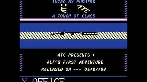 ATC - A Touch of Class Intro - Commodore 64 - C64 - ALF
