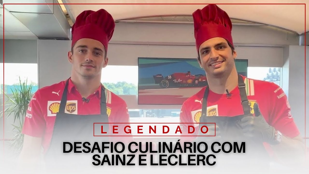 DESAFIO CULINÁRIO COM SAINZ E LECLERC | LEGENDADO