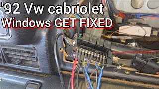 Volkswagen cabriolet windows  get fixed FOR GOOD!