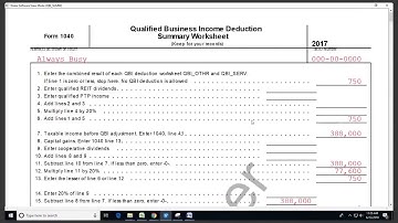How  are QBI deductions are calculated?
