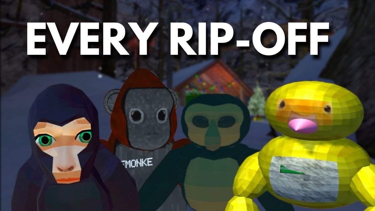 I Played EVERY Gorilla Tag HORROR Knock-Off 