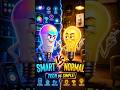 Smart Bulb vs Normal Bulb 💡 Wait for Normal Bulb's Reply! 🤣 | Funny Tech Animation #shorts