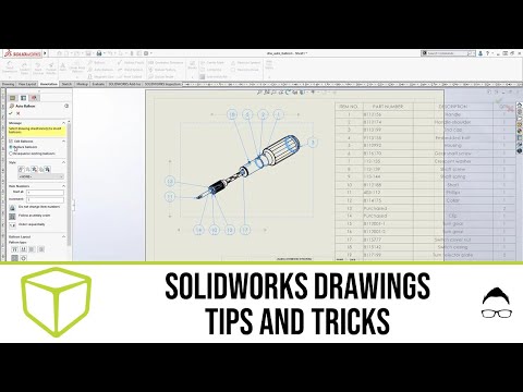 SOLIDWORKS Tutorial - Drawings Tips and Tricks