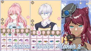 Playing Random Dress-Up Game| Anime Avatar Maker 2 screenshot 3