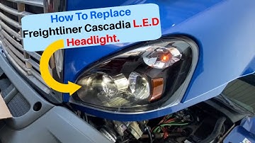 Replace freightliner Casadia LED Headlight Assembly.