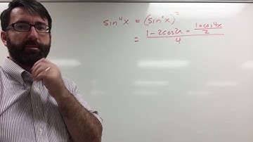 Rewrite sin^4 x in terms with no powers greater than 1.