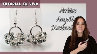 ARITOS DE ARGOLLAS Y MOSTACILLONES✨TUTORIAL EN VIVO #80 #ArribaLaHabladera