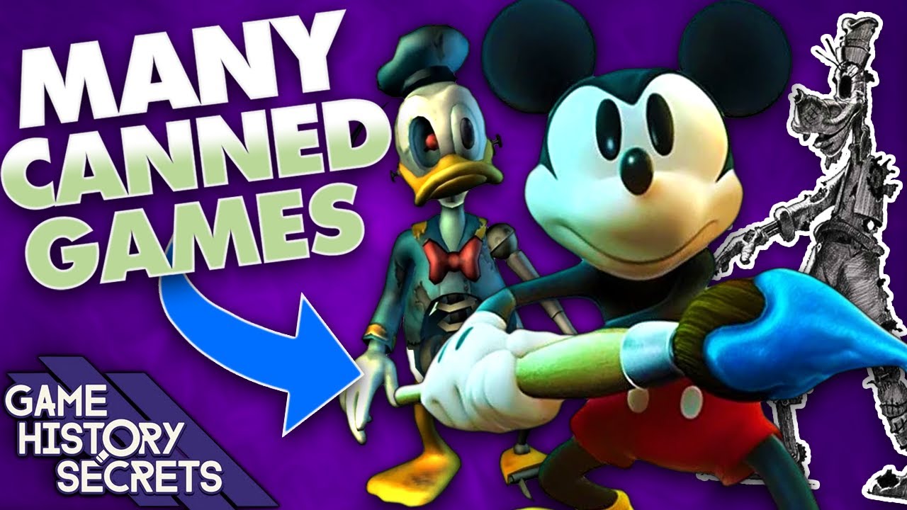 Download Disney's Epic Mickey Series & Its Many Cancelled Games - Game History Secrets