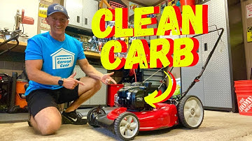HOW TO CLEAN A CARBURETOR ON A BRIGGS & STRATTON 550EX ENGINE FOR BEGINNERS (Yard Machines Mowers)