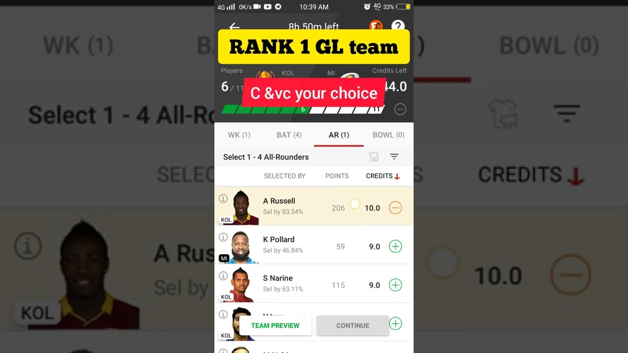 mumbai indians vs Kolkata knight riders dream 11 prediction, mi vs kkr playing 11| IPL 2022