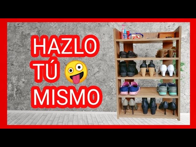 Cómo hacer un mueble para guardar zapatos 