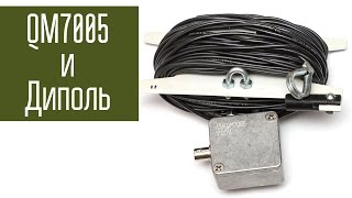 видео: Широкополосная антенна QM7005. Сравнение с диполем. Радиосвязь, короткие волны. картинка: Широкополосная антенна QM7005. Сравнение с диполем. Радиосвязь, короткие волны.