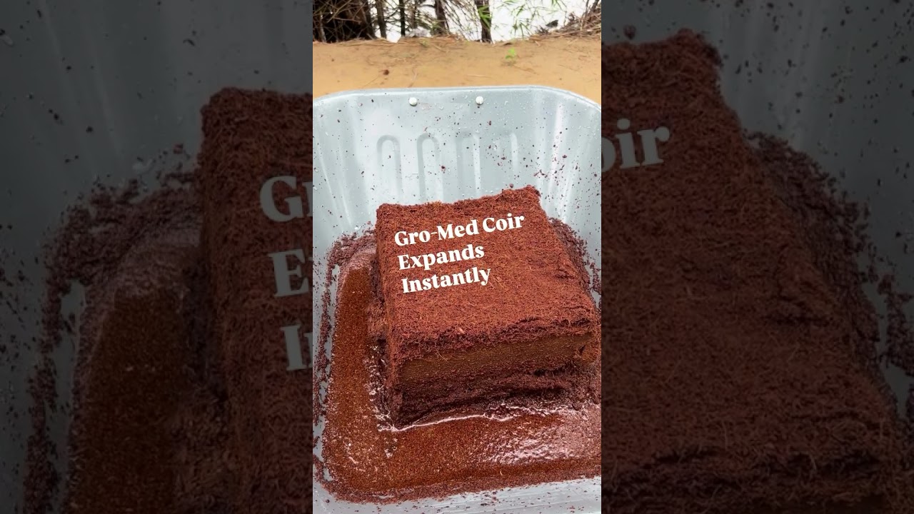 Create your own potting soil mix with Gro-Med Coir Block
