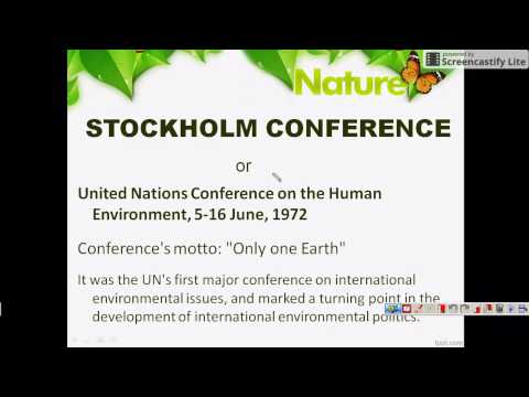 UPSC PRELIMS - 2017 - ENVIRONMENT - STOCKHOLM CONFERENCE 1972