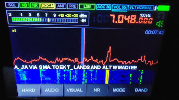 W1AW cw decode - Malachite dsp sdr receiver 1-3-2022
