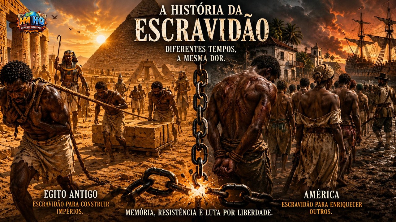 5000 Anos de Escravidão: A Historia que Ninguém Conta por Completo do Mundo Antigo ao Brasil