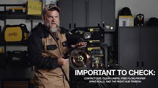 How to Set Up Hard Wire MIG Welding | Troubleshooting Your Wire Feeder | ESAB Welding & Cutting
Hard wire MIG welding (solid wire) is one of the cleanest, most versatile ways to weld—but only if your setup is dialed in. In this video, we break down the step-by-step process for setting up your hard wire for smooth, consistent welds every time.
You’ll learn:
✅ How to select the right solid wire size and type for your job
✅ Proper polarity for hard wire MIG welding
✅ Installing and feeding your wire spool
✅ Dialing in voltage, wire feed speed, and stick-out
✅ Troubleshooting common issues like birdnesting and spatter
Perfect for beginners learning GMAW (Gas Metal Arc Welding) or pros who want a quick refresher, this guide will have you welding cleaner and faster in no time.
Chapters:
00:00 Intro
00:08 Filler Metal
00:15 Step 1 - Check your spool hub
00:21 Step 2 - Feed your wire
00:29 Step 3 - Lock tensioning arms
00:50 Step 4 - Using proper drive rolls and settings
00:58 Step 5 - Wire jog
01:02 Step 6 - Feed wire
01:14 Check gas settings and equipment
01:23 Step 7 - Set your gas
01:24 Step 8 - Set internal flow meter
01:43 Step 9 - Make sure gun is properly installed
01:54 Step 10 - Make sure nozzle is tightened
02:11 Step 11 - Purge gas
02:26 Pro-tip
02:37 Outro
#MIGWelding #HardWireWelding #WeldingTips #WeldingForBeginners #GMAW How to Set Up Hard Wire MIG Welding | Troubleshooting Your Wire Feeder | ESAB Welding & Cutting