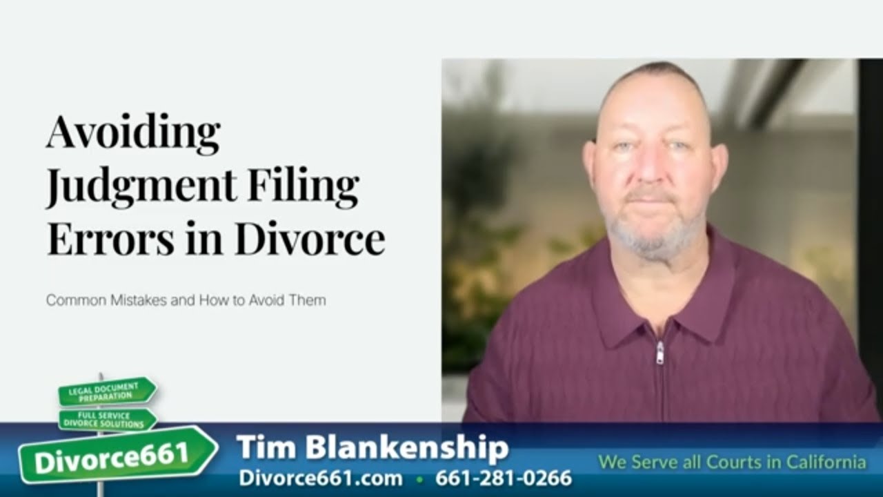 ️ How to Avoid Common Mistakes in Divorce Judgment Filings. | Los ...