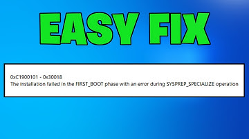 How To Fix Error Codes 0xc1900101 0x30018 0x20017 OR STALLS AT 40% in Windows - NEW 2025