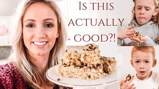 Homemade No Bake Granola Bars | Testing YouTube Mom Recipes | Cook With Me