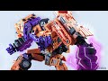 Transformers Stop Motion Animation：Toyworld Devastator Constructor.变形金刚定格动画：TW橙色大力神 还原1986变形金刚大电影