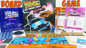Back To The Future Dice Through Time Board Game Unboxing