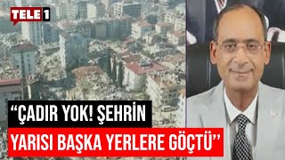 Defne Belediye Başkanı İbrahim Güzel Deprem Bölgesinden Bildirdi Berbat Bir Durumdayız