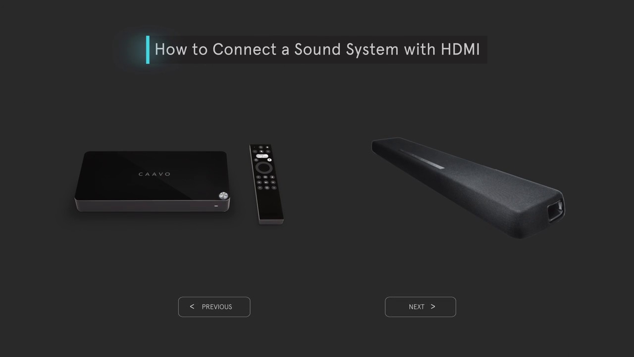 hdmi to sound system