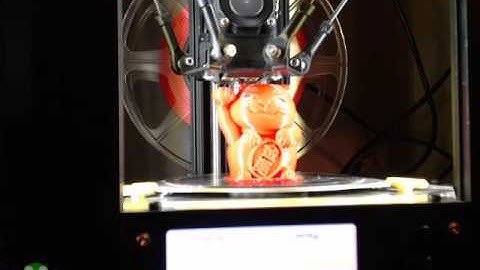 Monoprice MP Mini Delta (beta unit) - Time Lapse of "maneki-neko -money cat-" thing:923108