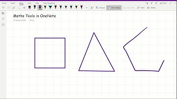 Ink To Shape in OneNote