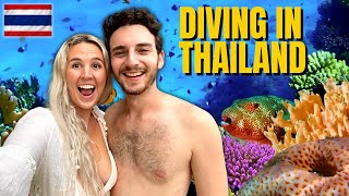 FIRST CERTIFIED DIVE - Scary & Exciting (Phi Phi, Thailand)