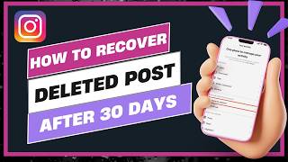 How To Recover Deleted Instagram Posts After 30 Days !