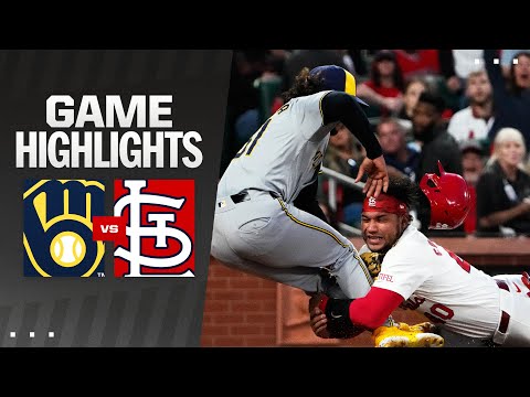 Brewers vs. Cardinals Game Highlights (4/19/24) | MLB Highlights