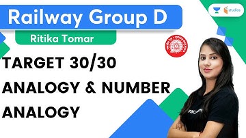 Target Reasoning 30/30 | Analogy And Number Analogy | Reasoning | Ritika Tomar | wifistudy studios